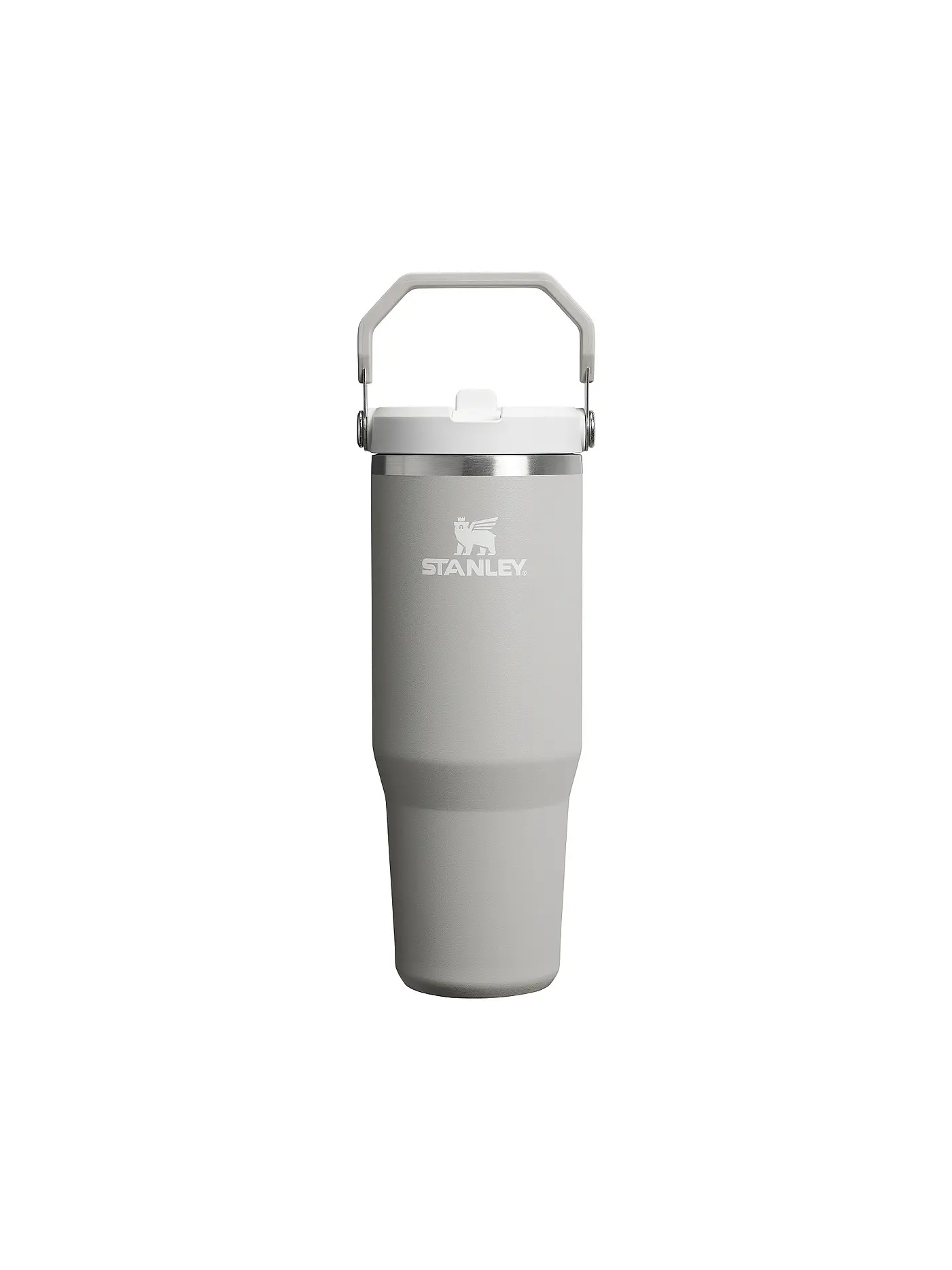 STANLEY | Isolierflasche - Thermosflasche Classic FLIP STRAW 2.0 0,8l  Rose Quartz | hellgrau